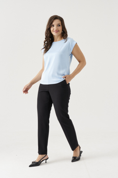 Блуза Панда ПА-50040w голубой - фото 2