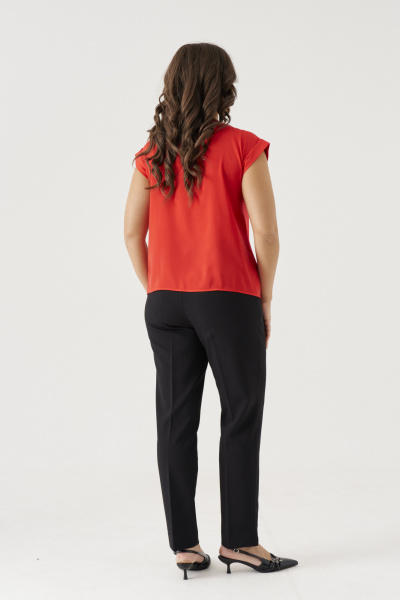 Блуза Панда ПА-50040w красный - фото 3