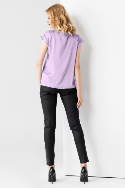 Блуза Панда ПА-50040w лиловый - фото 7