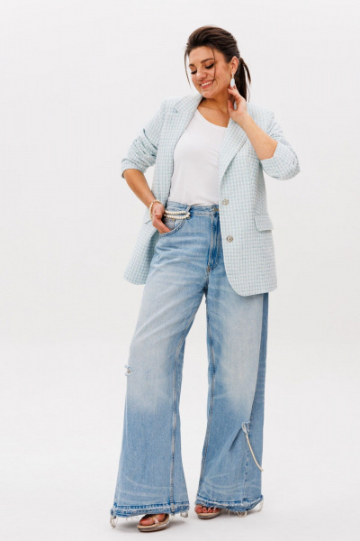 Жакет Anelli 1471.1 иней - фото 2