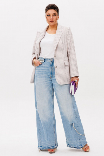 Жакет Anelli 1471.1 вереск - фото 6