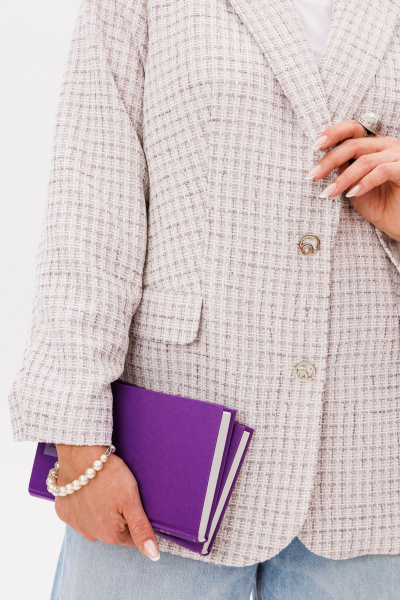 Жакет Anelli 1471.1 вереск - фото 5