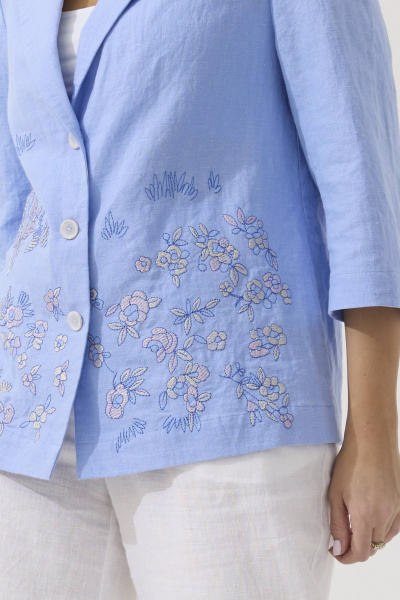 Жакет Ma Сherie 1161 голубой - фото 4