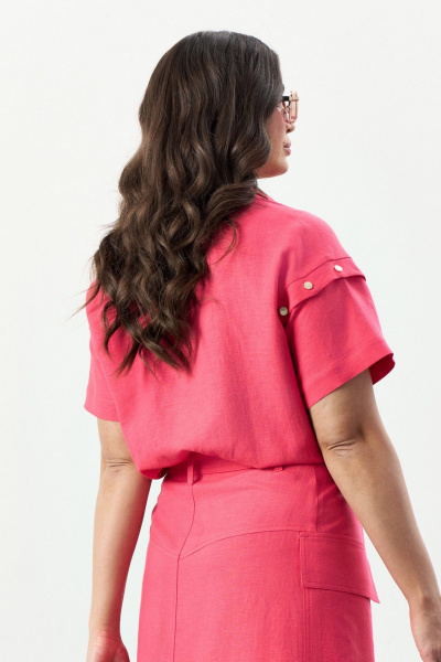 Блуза, юбка Lissana 4916 малиновый - фото 3