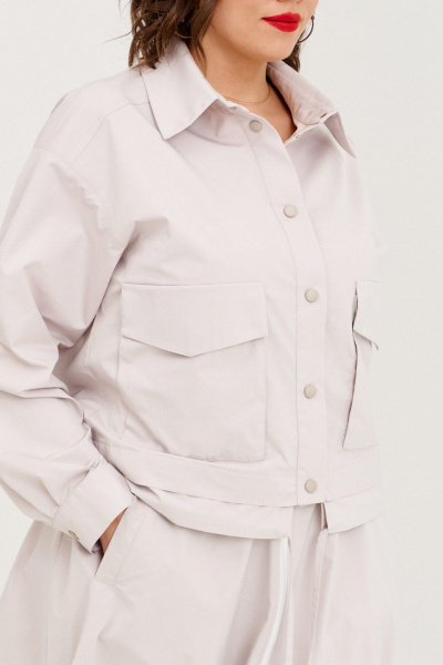 Куртка, юбка Almirastyle 364 серый - фото 9