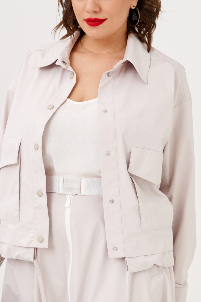 Куртка, юбка Almirastyle 364 серый - фото 4