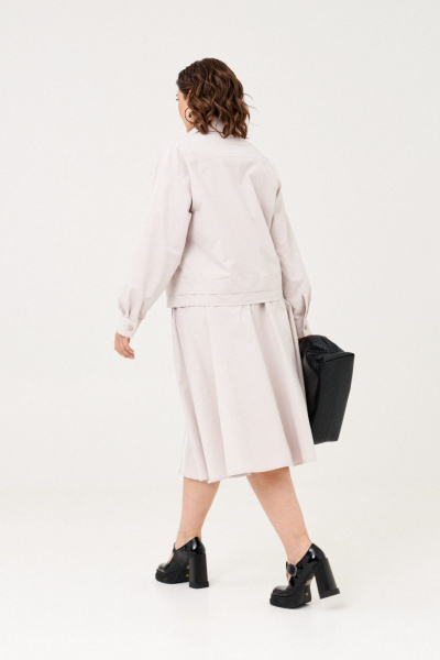 Куртка, юбка Almirastyle 364 серый - фото 11