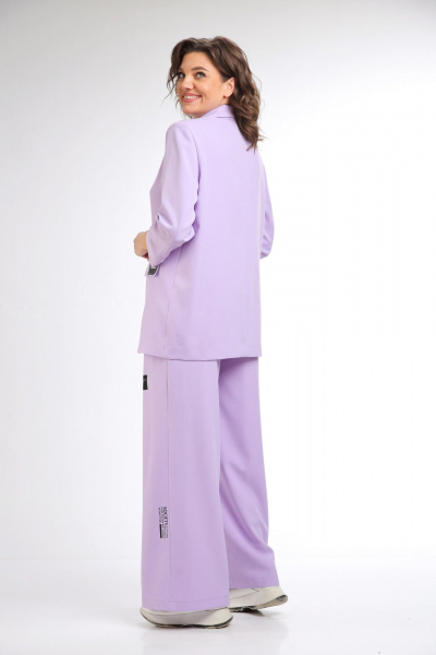 Брюки, жакет Rishelie 986 сирень - фото 4