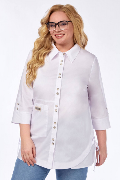 Блуза Matini 4.1535 белый - фото 7