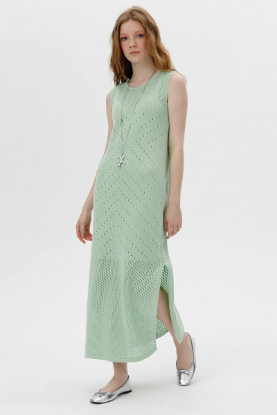 Платье Romgil РВ0216-ХЛ4 зеленая мята - фото 6