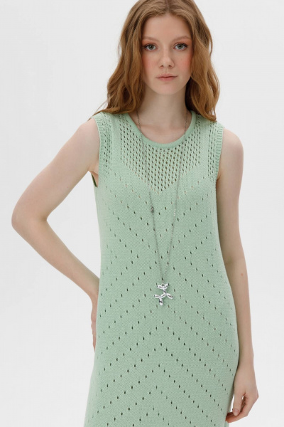 Платье Romgil РВ0216-ХЛ4 зеленая мята - фото 3