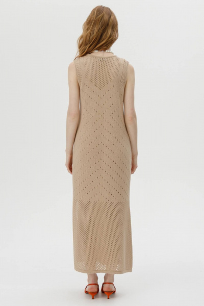 Платье Romgil РВ0216-ХЛ4 песочный - фото 2