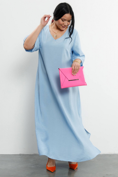 Платье Romgil РТ0069-ВИ4 небесно-голубой - фото 5
