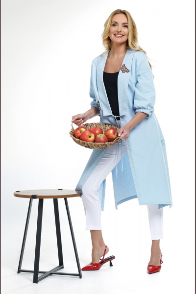 Брюки, кардиган, топ Alani Collection 2328 - фото 4