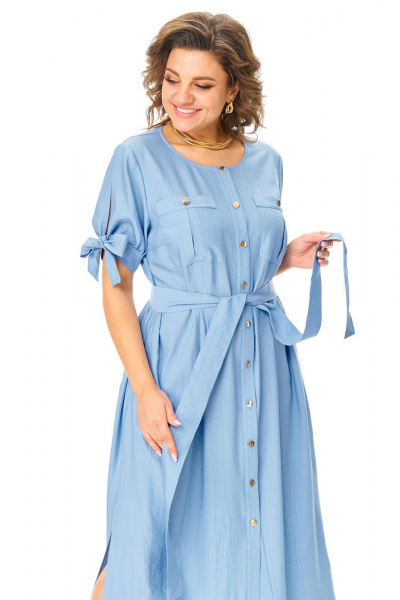Платье VI ORO VR-1180 небесный - фото 7