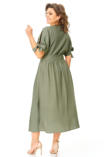Платье VI ORO VR-1180 оливка - фото 9
