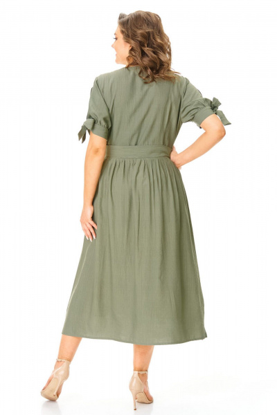 Платье VI ORO VR-1180 оливка - фото 10