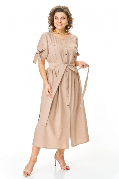 Платье VI ORO VR-1180 песок - фото 3
