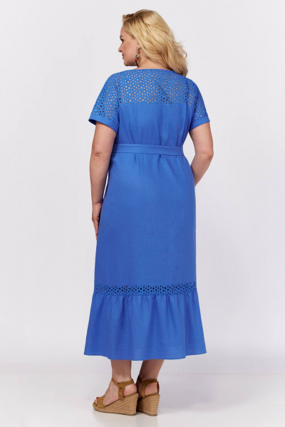 Платье Линия Л Б-2031 голубой - фото 4