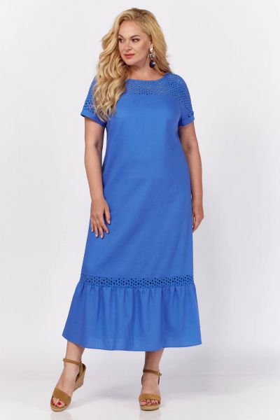 Платье Линия Л Б-2031 голубой - фото 2