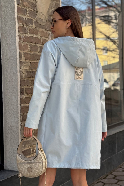 Куртка PRATA wear S032 голубой - фото 11