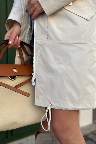 Куртка Rumoda 2255 бежевый - фото 9