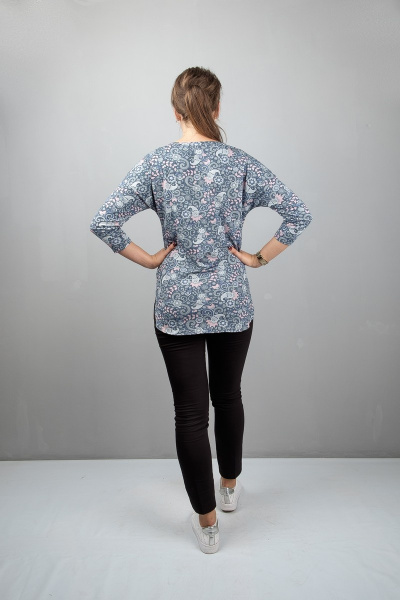 Туника с лодочной горловиной и летучей мышью рукавом Mita ЖМ913_а - фото 5