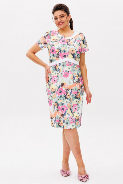 Платье Anelli 1554 цветочная_симфония - фото 2