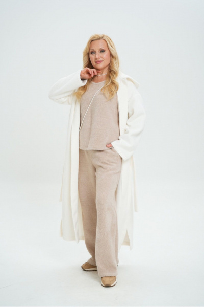 Джемпер Colibri А_113 бежевый - фото 3