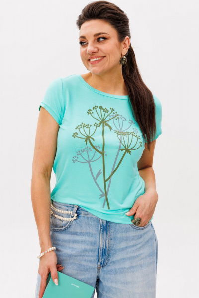 Футболка Anelli 1547 укроп - фото 3