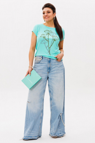 Футболка Anelli 1547 укроп - фото 2