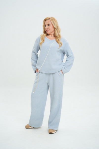 Брюки Colibri А_117 голубой - фото 2