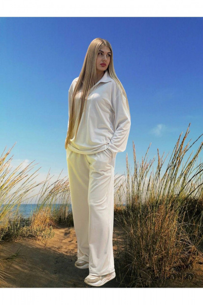 Брюки Colibri А_118 молочный - фото 2