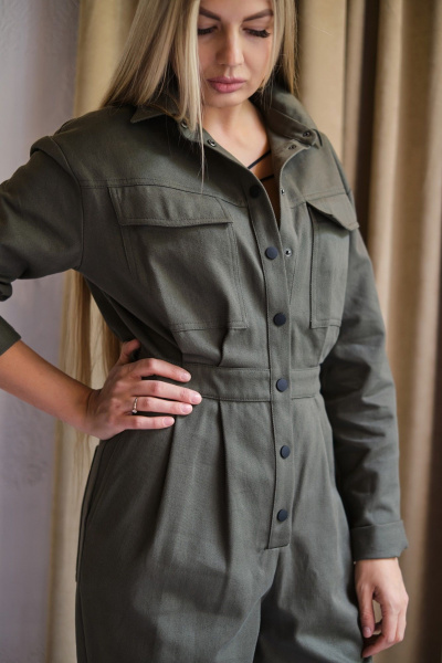 Комбинезон Colibri А_130 оливковый - фото 5