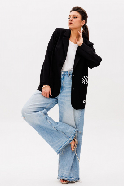 Жакет Anelli 1524 урбан_зебра - фото 6