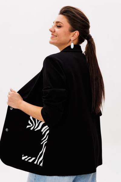 Жакет Anelli 1524 урбан_зебра - фото 5