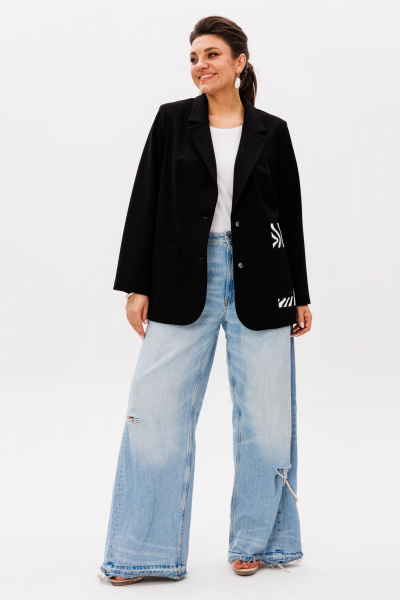 Жакет Anelli 1524 урбан_зебра - фото 4