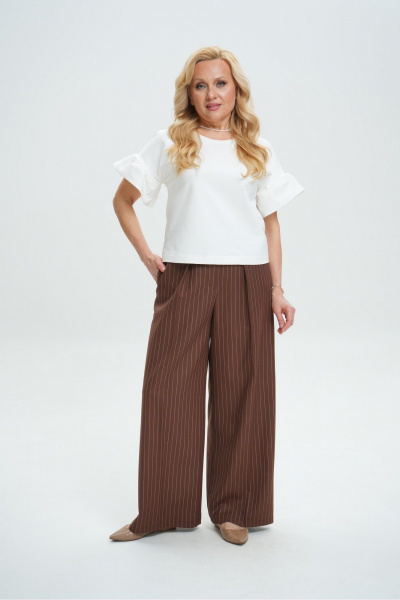 Блуза Colibri А_133 молочный - фото 2