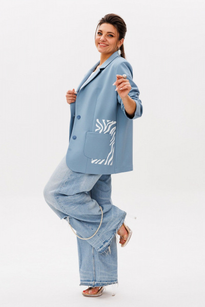 Жакет Anelli 1524 тендер_зебра - фото 8