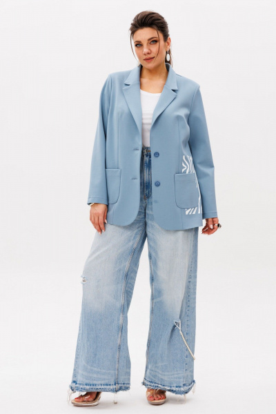 Жакет Anelli 1524 тендер_зебра - фото 2