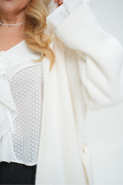 Кардиган Colibri А_150 белый - фото 3