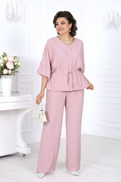 Блуза, брюки Ninele 6056 розовый - фото 1