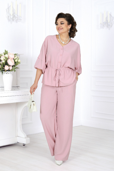 Блуза, брюки Ninele 6056 розовый - фото 2
