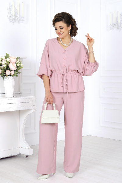 Блуза, брюки Ninele 6056 розовый - фото 5