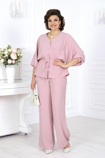 Блуза, брюки Ninele 6056 розовый - фото 6