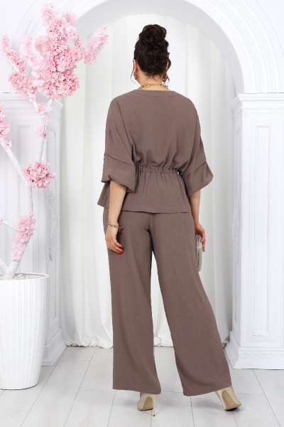 Блуза, брюки Ninele 6056 светло-коричневый - фото 10