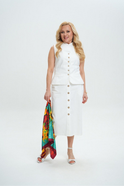 Юбка Colibri А_105 белый - фото 1