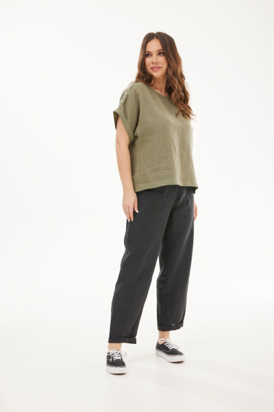 Брюки Mirolia 1155 чёрный - фото 2