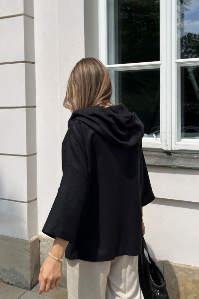 Блуза Mirolia 1181 чёрный - фото 3