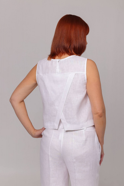 Топ Соджи 657 белый - фото 2